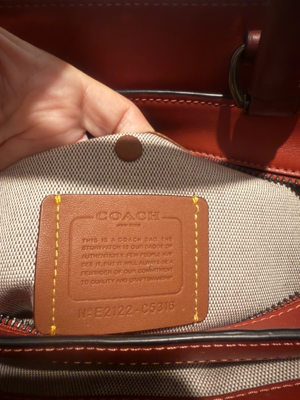 Coach Handbag - Picture 2 of 6